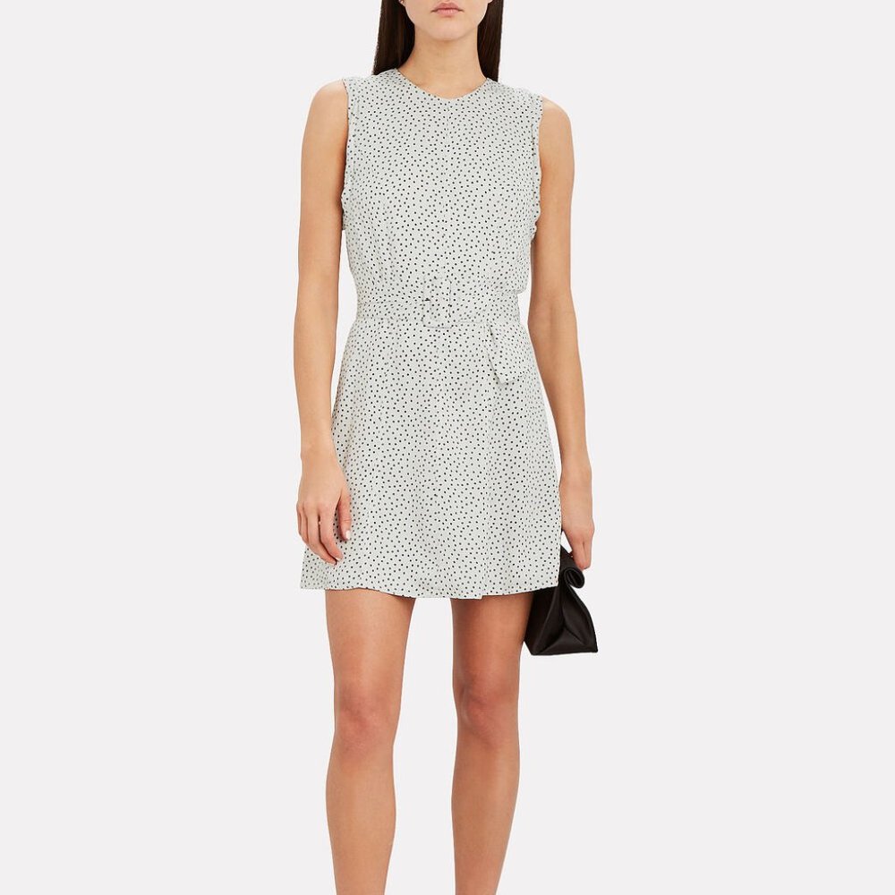 Alexis Dutsa Belted Polka Dot Mini Dress